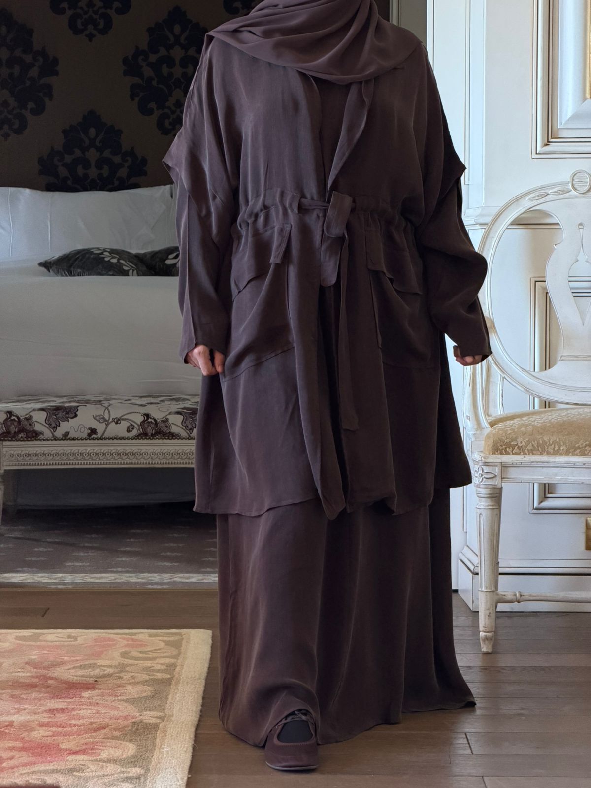 ENSEMBLE SORAYA marron chocolat – Image 2