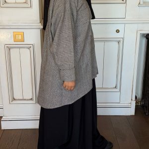 CHECK SHIRT II / chemise brun à carreaux