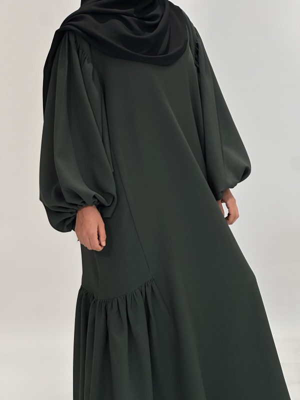 CELYA VERT FONCE ABAYA – Image 4