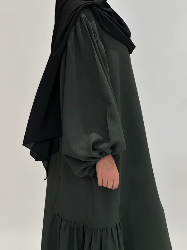 CELYA VERT FONCE ABAYA – Image 2