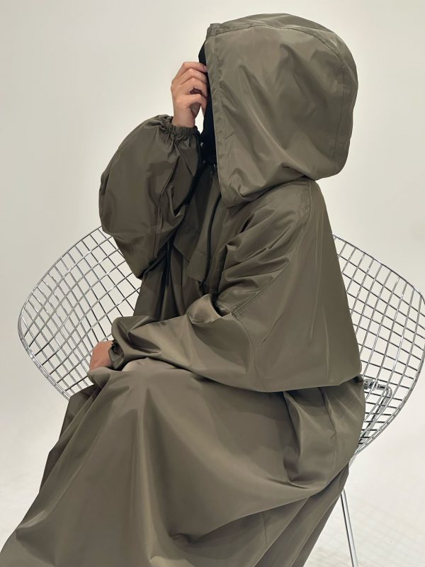 ABAYA IMPERMEABLE VERT – Image 3