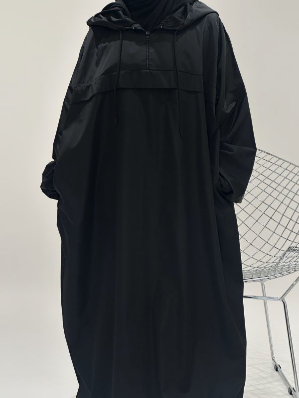 ABAYA IMPERMEABLE NOIRE – Image 2